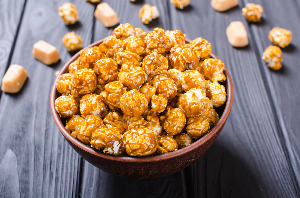 Sweet caramel popcorn